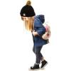 imageCC Toddler Sherpa Fuzzy Lining Baby Beanie Hat for Kid Chunky Knitted with Pom Pom for Boys Girls Ages 25 YearsBlack