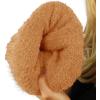 imageCC Toddler Sherpa Fuzzy Lining Baby Beanie Hat for Kid Chunky Knitted with Pom Pom for Boys Girls Ages 25 YearsIndi Pink
