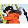 imageCC Toddler Trendy Warm Oversized Chunky Soft Oversized Ribbed Slouchy Knit Hat with Visor BrimBlack