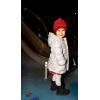 imageCC Toddler Trendy Warm Oversized Chunky Soft Oversized Ribbed Slouchy Knit Hat with Visor BrimRed