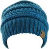 imageCC Trendy Warm Chunky Soft Stretch Cable Knit BeanieBlueTeal