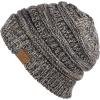 imageCC Trendy Warm Chunky Soft Stretch Cable Knit BeanieCamelGrayBlack