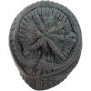 imageCC Trendy Warm Chunky Soft Stretch Cable Knit BeanieConfetti Dark Melange Gray