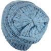 imageCC Trendy Warm Chunky Soft Stretch Cable Knit BeanieConfetti Denim