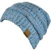 imageCC Trendy Warm Chunky Soft Stretch Cable Knit BeanieConfetti Denim