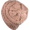 imageCC Trendy Warm Chunky Soft Stretch Cable Knit BeanieConfetti Indi Pink