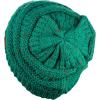 imageCC Trendy Warm Chunky Soft Stretch Cable Knit BeanieConfetti Sea Green