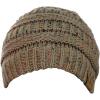 imageCC Trendy Warm Chunky Soft Stretch Cable Knit BeanieConfetti Taupe