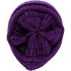 imageCC Trendy Warm Chunky Soft Stretch Cable Knit BeanieDeep Purple