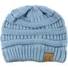 imageCC Trendy Warm Chunky Soft Stretch Cable Knit BeanieDenim