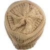 imageCC Trendy Warm Chunky Soft Stretch Cable Knit BeanieGold