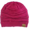 imageCC Trendy Warm Chunky Soft Stretch Cable Knit BeanieHot Pink