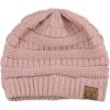 imageCC Trendy Warm Chunky Soft Stretch Cable Knit BeanieIndi Pink