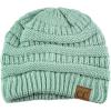 imageCC Trendy Warm Chunky Soft Stretch Cable Knit BeanieMint