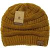 imageCC Trendy Warm Chunky Soft Stretch Cable Knit BeanieMustard