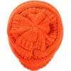 imageCC Trendy Warm Chunky Soft Stretch Cable Knit BeanieNeon Orange