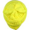imageCC Trendy Warm Chunky Soft Stretch Cable Knit BeanieNeon Yellow