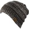 imageCC Trendy Warm Chunky Soft Stretch Cable Knit BeanieOmbre Brown