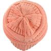 imageCC Trendy Warm Chunky Soft Stretch Cable Knit BeaniePeach