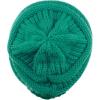imageCC Trendy Warm Chunky Soft Stretch Cable Knit BeanieSea Green