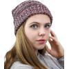 imageCC Trendy Warm Chunky Soft Stretch Cable Knit BeanieSilverMutli