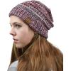 imageCC Trendy Warm Chunky Soft Stretch Cable Knit BeanieSilverMutli