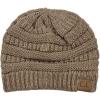 imageCC Trendy Warm Chunky Soft Stretch Cable Knit BeanieTaupe