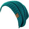 imageCC Trendy Warm Chunky Soft Stretch Cable Knit BeanieTeal