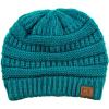 imageCC Trendy Warm Chunky Soft Stretch Cable Knit BeanieTeal