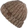 imageCC Unisex Chenille Soft Warm Stretchy Thick Cuffed Knit Beanie Cap HatTaupe