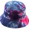 imageCC Unisex Packable Bucket Sun Beach Pool Fisherman HatTie Dyed NavyHot Pink