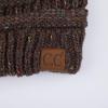 imageCC Unisex Ribbed Confetti Knit Beanie HAT33Brown Ombre