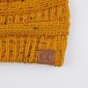 imageCC Unisex Ribbed Confetti Knit Beanie HAT33Mustard