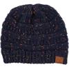 imageCC Unisex Ribbed Confetti Knit Beanie HAT33Navyconfetti