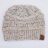 imageCC Unisex Ribbed Confetti Knit Beanie HAT33Oatmeal Ombre