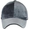 imageCC Unisex Soft Velvet Crushable Blank Adjustable Baseball Cap HatDark Gray
