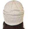 imageCC Unisex Soft Warm Acrylic Knit Cuffed Recycled Yarn BeanieHeather Beige