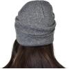 imageCC Unisex Soft Warm Acrylic Knit Cuffed Recycled Yarn BeanieHeather Charcoal