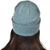 imageCC Unisex Soft Warm Acrylic Knit Cuffed Recycled Yarn BeanieHeather Forest