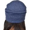 imageCC Unisex Soft Warm Acrylic Knit Cuffed Recycled Yarn BeanieHeather Navy