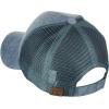 imageCC Unisex Tie Dye Pattern Front Panel Adjustable Mesh Trucker Baseball CapDenim