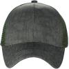 imageCC Unisex Tie Dye Pattern Front Panel Adjustable Mesh Trucker Baseball CapOlive