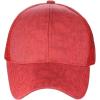imageCC Unisex Tie Dye Pattern Front Panel Adjustable Mesh Trucker Baseball CapRed