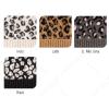 imageCC Unisex Warm Soft Knit Pom Beanie HatLeopard Print Light Melange Gray