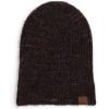 imageCC Unisex Warm Soft Recycled Yarn Skully Beanie2 Way Cuff Chocolate
