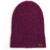 imageCC Unisex Warm Soft Recycled Yarn Skully Beanie2 Way Cuff Magenta