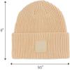 imageCC Unisex Winter Thick Knit Plain Cuff Skull Cap Beanie HatBeige