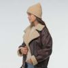 imageCC Unisex Winter Thick Knit Plain Cuff Skull Cap Beanie HatBeige