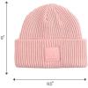imageCC Unisex Winter Thick Knit Plain Cuff Skull Cap Beanie HatBlush Pink
