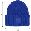 imageCC Unisex Winter Thick Knit Plain Cuff Skull Cap Beanie HatCobalt Blue